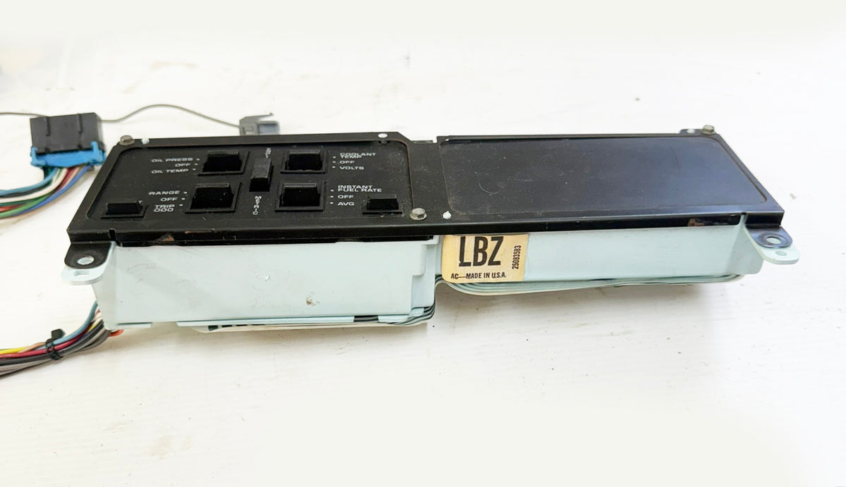 86-89 Corvette Gauges DIC Driver Information Center Switches Warning Lights LBZ