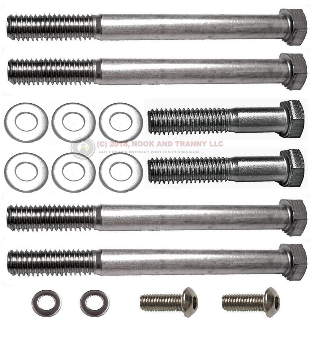 92-97 LT1 Corvette Trans Am Camaro Impala Water Pump Bolts Stainless Steel 18-8
