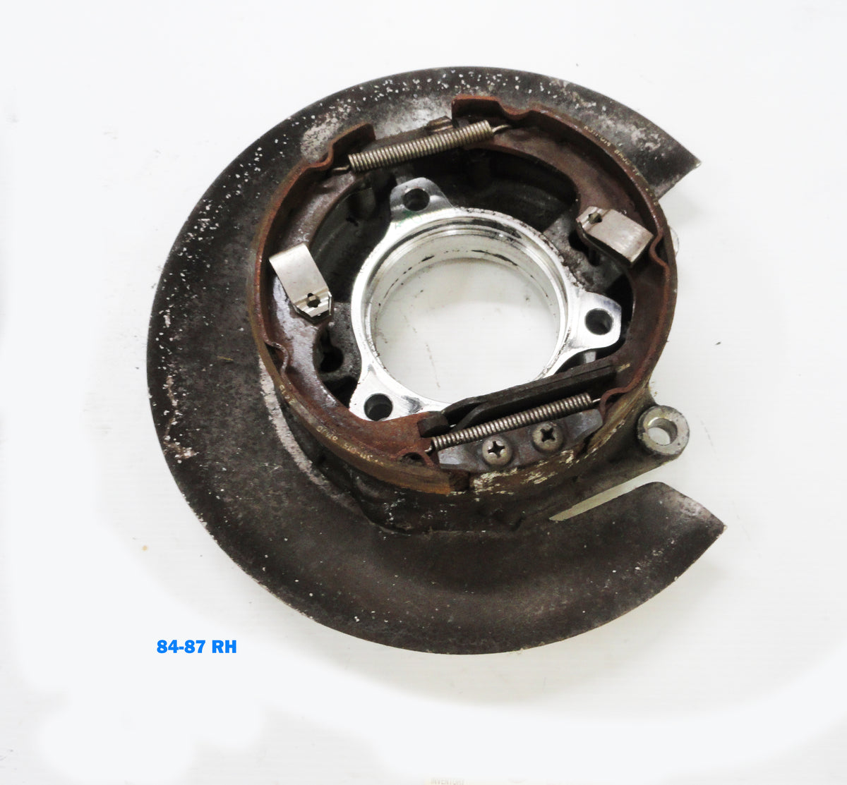 84-87 Corvette Rear Caliper Hub Mount Bracket Parking Brake Assembly RH 06088