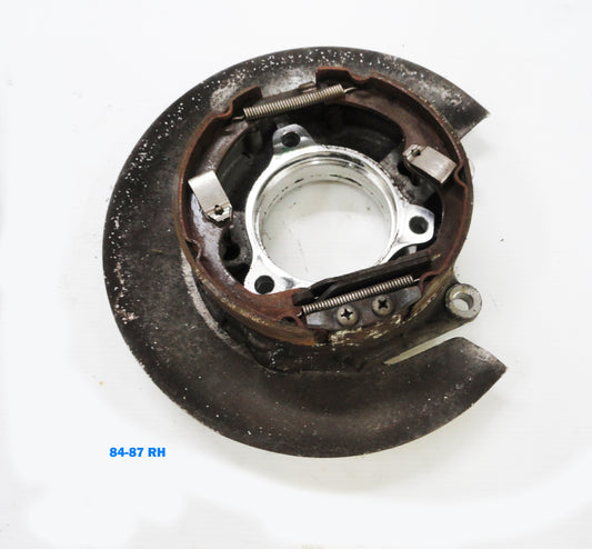 84-87 Corvette Rear Caliper Hub Mount Bracket Parking Brake Assembly RH 06088