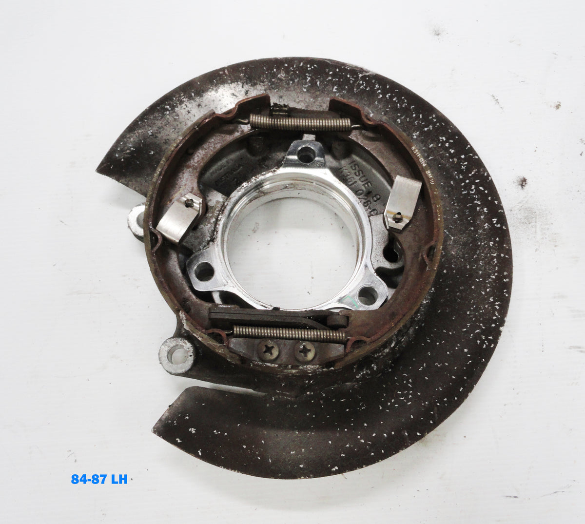 84-87 Corvette Rear Caliper Hub Mount Bracket Parking Brake Assembly LH 06089
