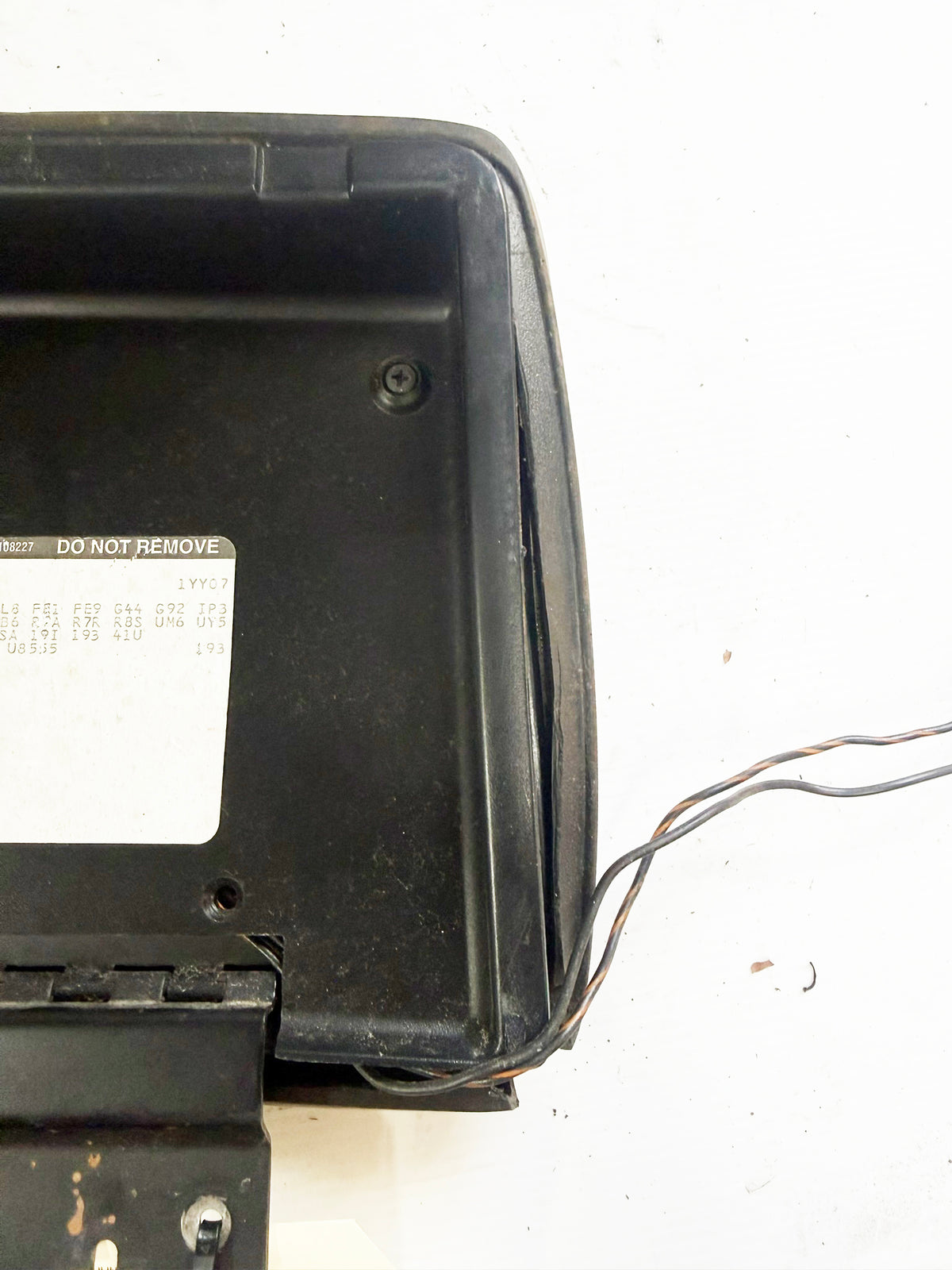 90-96 Corvette Center Console Armrest Lid WARPED/CRACKED 06130