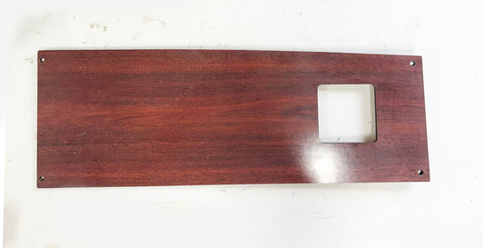 84-89 Corvette Passenger Dash Pillow Box Delete Wood Grain Plate 06136