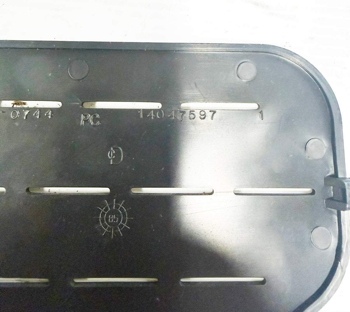 84-89 Corvette Dash Fuse Panel Cover w/ Screw OE 06171