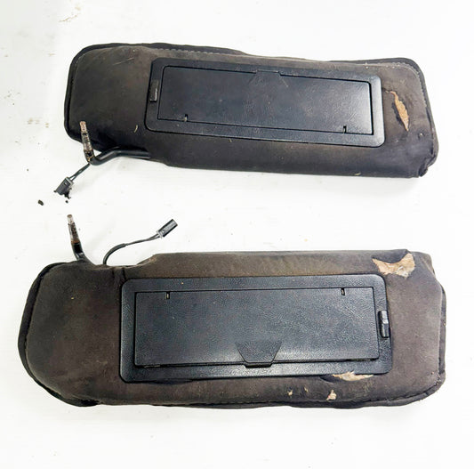 84-96 Corvette Sun Visors w/ Vanity Mirrors FOR PARTS 06178