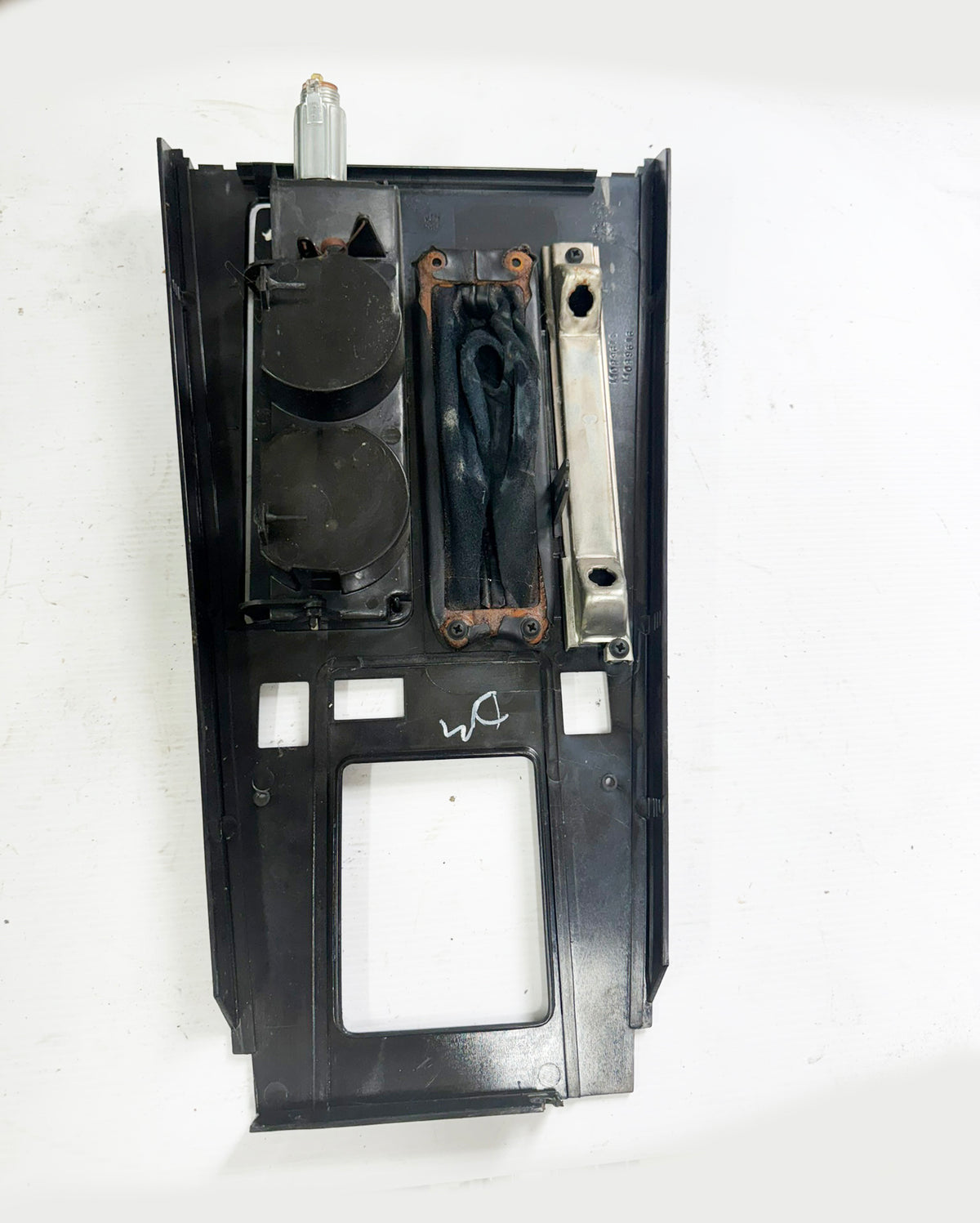 84-89 Corvette Automatic Shift Plate PW PM w/ PARTIAL WOOD OVERLAY 06179