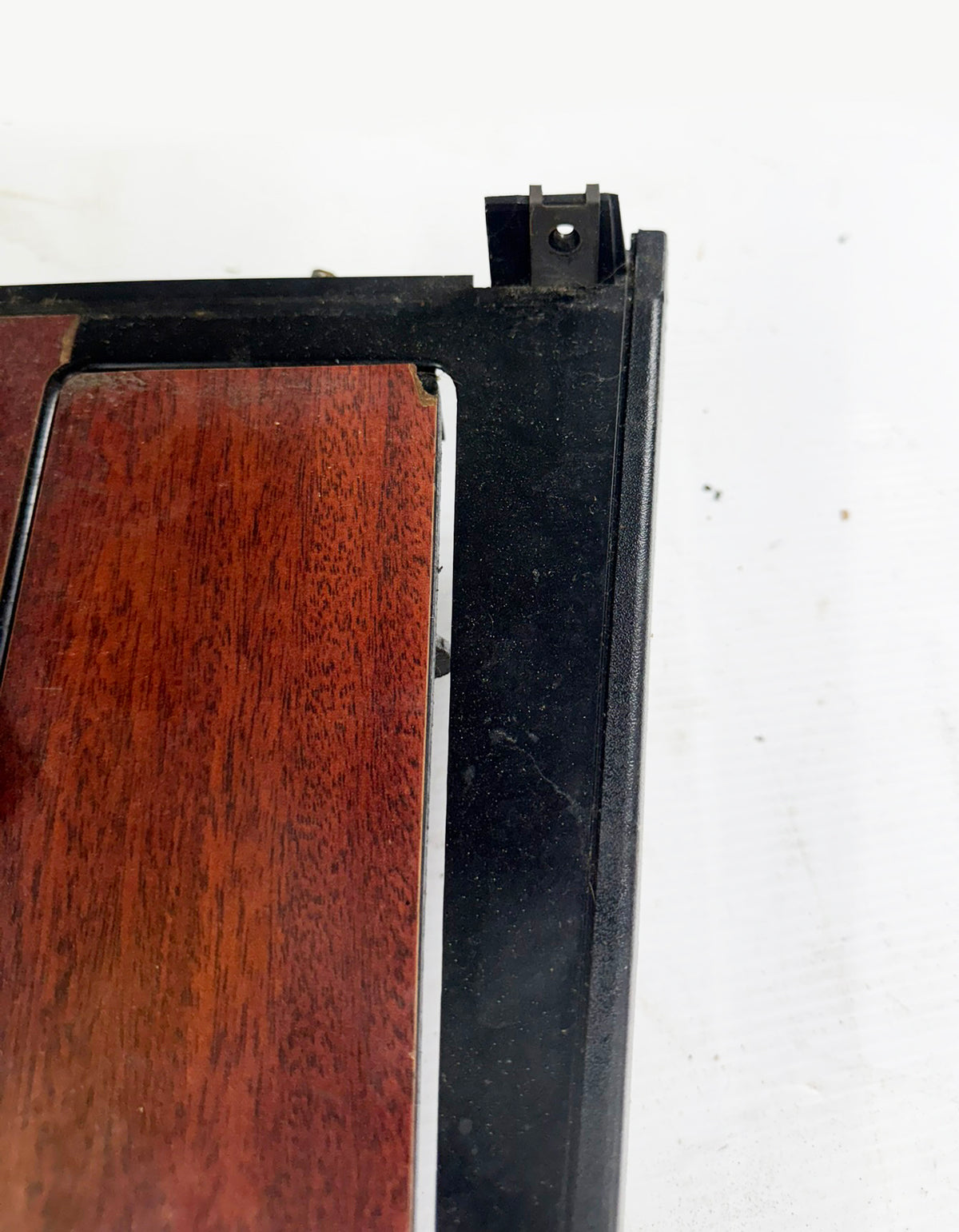 84-89 Corvette Automatic Shift Plate PW PM w/ PARTIAL WOOD OVERLAY 06179