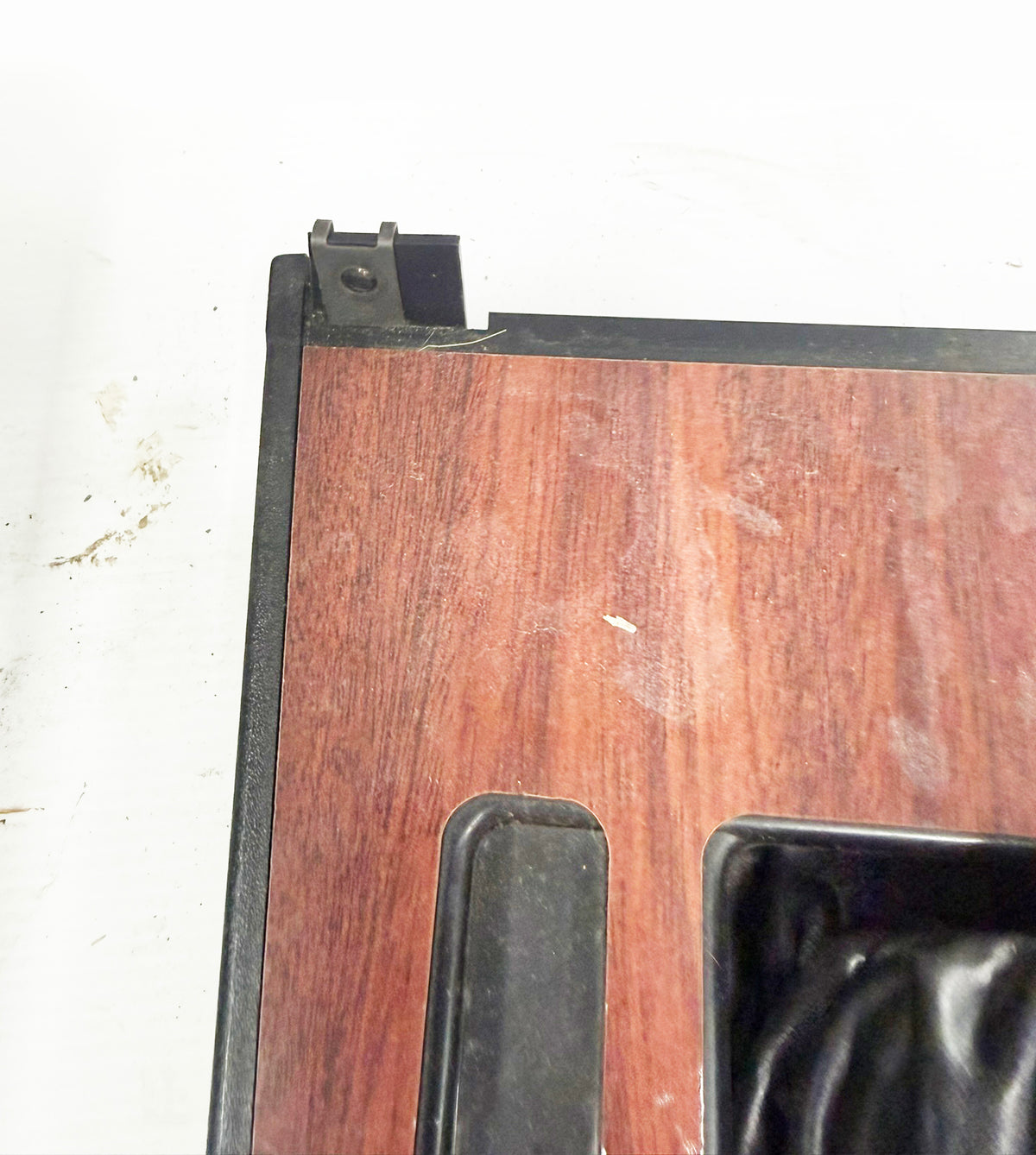 84-89 Corvette Automatic Shift Plate PW PM w/ PARTIAL WOOD OVERLAY 06179